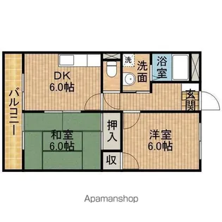 SURPLUS楓【2階】の間取り