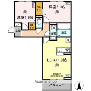アーバンレジデンス【2階】の間取り