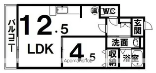 プランドール【3階】の間取り