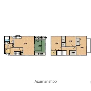 滋賀県湖南市正福寺【一戸建】の間取り