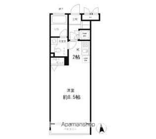 レジディア笹塚【3階】の間取り