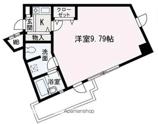 VOXーH3【411号室】の間取り