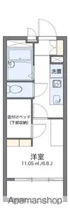 レオパレスアルファヒルズⅡ【2階】の間取り