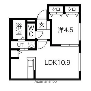VALLEST222 (バーレスト)【2階】の間取り