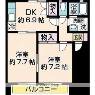 ガーデンタウン【1階】の間取り