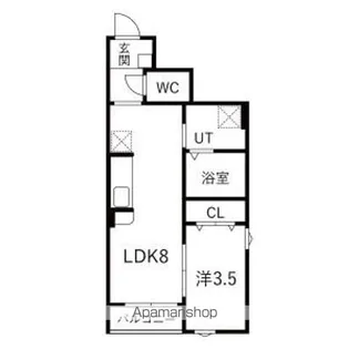 ミオレ【1階】の間取り