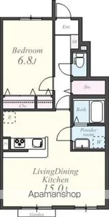 コンフォートガーデン【1階】の間取り