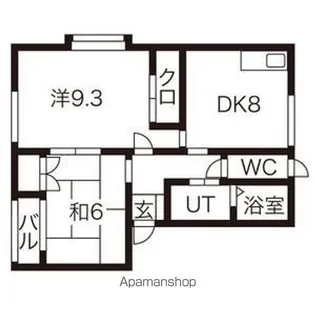 フリーデンF【101号室】の間取り