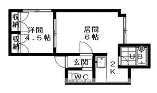 グローリィマンション【203号室】の間取り