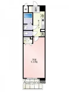 第20友建ビル【7階】の間取り
