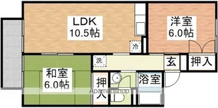 セジュールキムラ【1階】の間取り