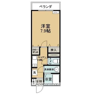 メゾン・ド・K A棟【2-15号室】の間取り