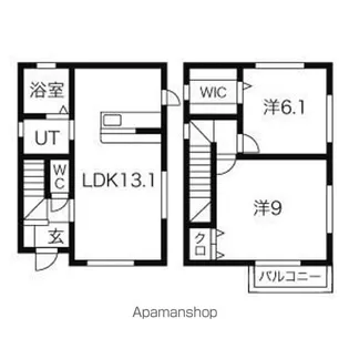 ピエニコティー【1階】の間取り