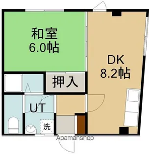 コーポオザキ【301号室】の間取り