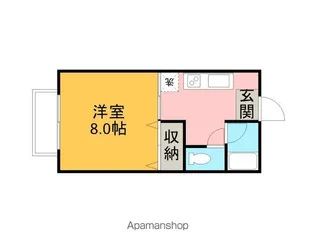 丸井ハイツ【103号室】の間取り