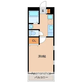 エクシアS【1階】の間取り