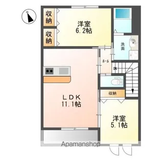 レガーロ【2階】の間取り