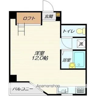 セントラルコーポ大築【3階】の間取り