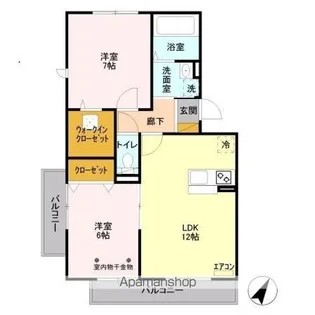 ルミエール【1階】の間取り