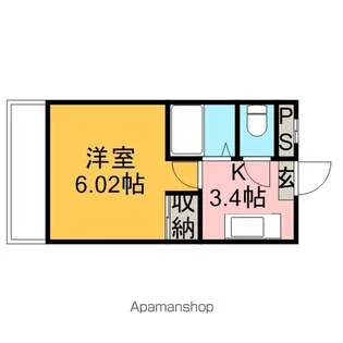 エクレイム南荻窪【302号室】の間取り