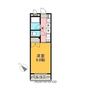 エアフォルク久里浜【3階】の間取り