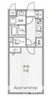 THE PALMS大島【2階】の間取り