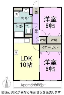 ソレイユコートS【403号室】の間取り