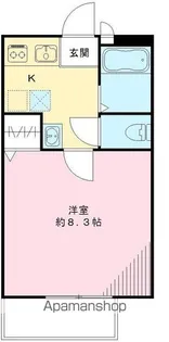 ドミール桜台【102号室号室】の間取り