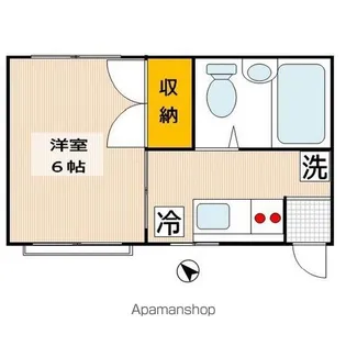 サンルーフ幕張【2階】の間取り