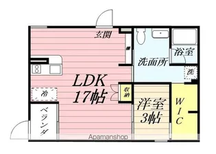 グランリヴィエラ【3階】の間取り