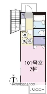 ベルシオン上井草【1階】の間取り