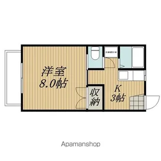 コーポチエ【203号室】の間取り