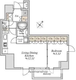LA DOUCEUR巣鴨【8階】の間取り