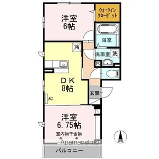 ラ・フルール【3階】の間取り