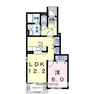 ロベリア【1階】の間取り