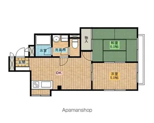 ハスダエミナンス【202号室】の間取り