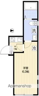 ユニヴェール西新井【2階】の間取り