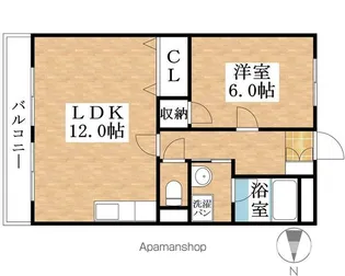 エクセルタウン【2階】の間取り