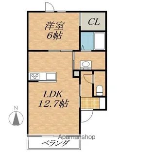 ドルチェⅡ【1階】の間取り