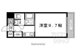 宝源ビル【504号室】の間取り