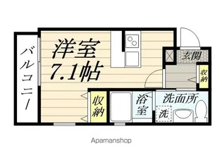 横浜元町ガーデン光國【2階】の間取り