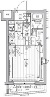COURTYARD洗足【2階】の間取り