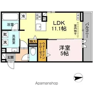 DーASTRO【3階】の間取り