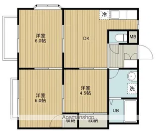 エルディム黒羽【202号室号室】の間取り