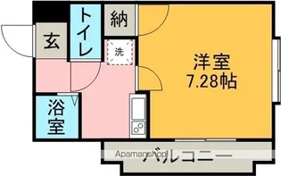 れいめい武【5階】の間取り