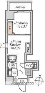 グランカーサ大島【7階】の間取り