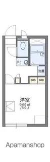 レオパレスCOMPAL【207号室】の間取り