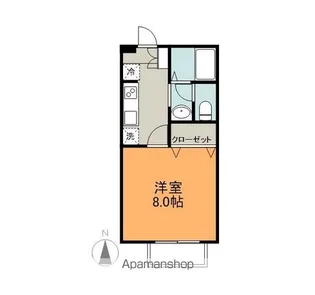 スクエアガーデンKAMAKURA A棟【1階】の間取り