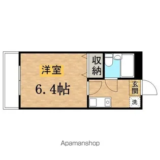 ロイヤルハイツ堀之内【1階】の間取り