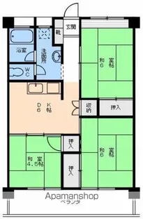 小坂ハイツ【3階】の間取り